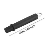 Maxbell Pan Handle Grip Anti-slip Cookware Part for Milk Pans Home Use Yukihira Pans 19cm Black