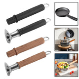 Maxbell Pan Handle Grip Anti-slip Cookware Part for Milk Pans Home Use Yukihira Pans 19cm Black