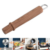 Maxbell Pan Handle Grip Anti-slip Cookware Part for Milk Pans Home Use Yukihira Pans 19cm Brown