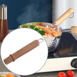 Maxbell Pan Handle Grip Anti-slip Cookware Part for Milk Pans Home Use Yukihira Pans 19cm Brown