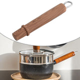 Maxbell Pan Handle Grip Anti-slip Cookware Part for Milk Pans Home Use Yukihira Pans 19cm Brown