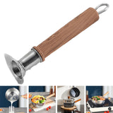 Maxbell Pan Handle Grip Anti-slip Cookware Part for Milk Pans Home Use Yukihira Pans 20cm Brown