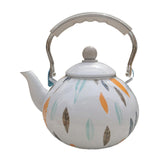 Maxbell Enamel Tea Kettle 3L Coffee Pot Water Kettle for Kitchen Decor Household Tea