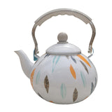 Maxbell Enamel Tea Kettle 3L Coffee Pot Water Kettle for Kitchen Decor Household Tea