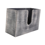 Maxbell Paper Towel Holder Tissue Box Holder Office Wood Wall Mount Tissue Dispenser grey
