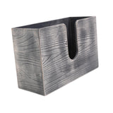 Maxbell Paper Towel Holder Tissue Box Holder Office Wood Wall Mount Tissue Dispenser grey