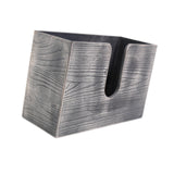 Maxbell Paper Towel Holder Tissue Box Holder Office Wood Wall Mount Tissue Dispenser grey