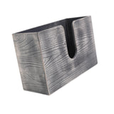 Maxbell Paper Towel Holder Tissue Box Holder Office Wood Wall Mount Tissue Dispenser grey