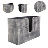 Maxbell Paper Towel Holder Tissue Box Holder Office Wood Wall Mount Tissue Dispenser grey