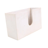 Maxbell Paper Towel Holder Tissue Box Holder Office Wood Wall Mount Tissue Dispenser white
