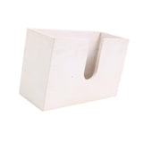 Maxbell Paper Towel Holder Tissue Box Holder Office Wood Wall Mount Tissue Dispenser white