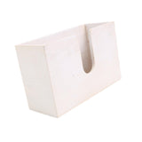Maxbell Paper Towel Holder Tissue Box Holder Office Wood Wall Mount Tissue Dispenser white