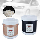 Maxbell Electric Rice Cooker 1.6L Electric Cooking Machine for Trucks Camping Travel Gold