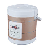 Maxbell Electric Rice Cooker 1.6L Electric Cooking Machine for Trucks Camping Travel Gold