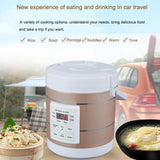 Maxbell Electric Rice Cooker 1.6L Electric Cooking Machine for Trucks Camping Travel Gold