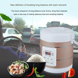 Maxbell Electric Rice Cooker 1.6L Electric Cooking Machine for Trucks Camping Travel Gold