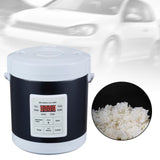 Maxbell Electric Rice Cooker 1.6L Electric Cooking Machine for Trucks Camping Travel Dark Blue