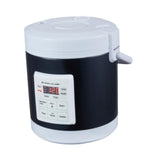 Maxbell Electric Rice Cooker 1.6L Electric Cooking Machine for Trucks Camping Travel Dark Blue