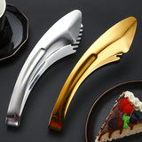 Maxbell Stainless Steel Serving Tongs Food Clamp Buffet Tongs for Food Salad Parties Argent