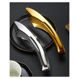 Maxbell Stainless Steel Serving Tongs Food Clamp Buffet Tongs for Food Salad Parties Argent