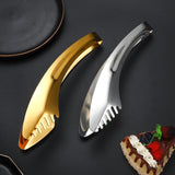 Maxbell Stainless Steel Serving Tongs Food Clamp Buffet Tongs for Food Salad Parties Argent