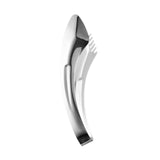 Maxbell Stainless Steel Serving Tongs Food Clamp Buffet Tongs for Food Salad Parties Argent