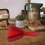 Maxbell Jar Opener Unique Easy Grip Manual Jar Lid Opener for Elderly Men Weak Hands Red