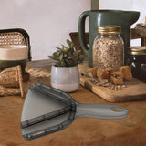Maxbell Jar Opener Unique Easy Grip Manual Jar Lid Opener for Elderly Men Weak Hands Gray