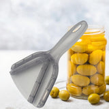 Maxbell Jar Opener Unique Easy Grip Manual Jar Lid Opener for Elderly Men Weak Hands Clear