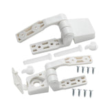 Maxbell Toilet Lid Hinges Fixtures Set Sturdy Replace Parts for Hotels Public Places