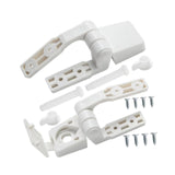 Maxbell Toilet Lid Hinges Fixtures Set Sturdy Replace Parts for Hotels Public Places