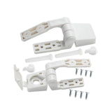 Maxbell Toilet Lid Hinges Fixtures Set Sturdy Replace Parts for Hotels Public Places