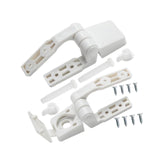 Maxbell Toilet Lid Hinges Fixtures Set Sturdy Replace Parts for Hotels Public Places