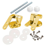 Maxbell Toilet Lid Hinges Sturdy Zinc Alloy Replacement for Hotels Public Place Home