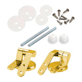 Maxbell Toilet Lid Hinges Sturdy Zinc Alloy Replacement for Hotels Public Place Home