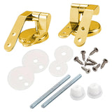 Maxbell Toilet Lid Hinges Sturdy Zinc Alloy Replacement for Hotels Public Place Home