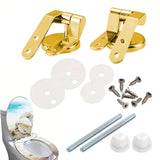 Maxbell Toilet Lid Hinges Sturdy Zinc Alloy Replacement for Hotels Public Place Home
