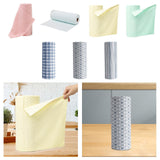 Maxbell Thick Lazy Rags Living Room Reusable Cleaning Cloth for Dishes Pot Appliance rose pink