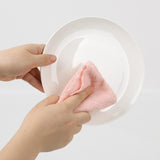 Maxbell Thick Lazy Rags Living Room Reusable Cleaning Cloth for Dishes Pot Appliance rose pink