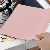 Maxbell Thick Lazy Rags Living Room Reusable Cleaning Cloth for Dishes Pot Appliance rose pink