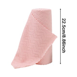 Maxbell Thick Lazy Rags Living Room Reusable Cleaning Cloth for Dishes Pot Appliance rose pink