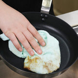 Maxbell Thick Lazy Rags Living Room Reusable Cleaning Cloth for Dishes Pot Appliance blue