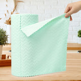 Maxbell Thick Lazy Rags Living Room Reusable Cleaning Cloth for Dishes Pot Appliance green