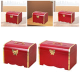 Maxbell Wooden Piggy Bank Wooden Saving Box for Children Gifts Home Decoration Party M