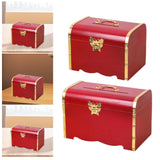 Maxbell Wooden Piggy Bank Wooden Saving Box for Children Gifts Home Decoration Party M