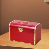 Maxbell Wooden Piggy Bank Wooden Saving Box for Children Gifts Home Decoration Party L