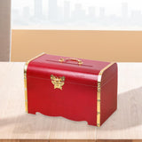 Maxbell Wooden Piggy Bank Wooden Saving Box for Children Gifts Home Decoration Party L