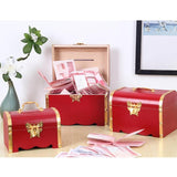 Maxbell Wooden Piggy Bank Wooden Saving Box for Children Gifts Home Decoration Party L