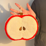 Maxbell Hand Towel Coral Velvet Hanging Kitchen Towel for Kitchen Bathroom Home Red