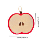 Maxbell Hand Towel Coral Velvet Hanging Kitchen Towel for Kitchen Bathroom Home Red